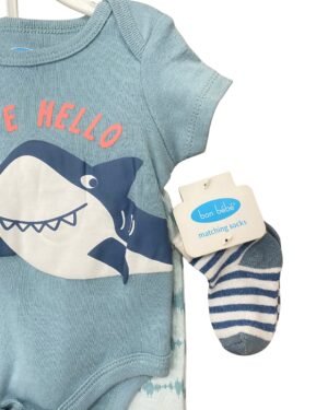 conjunto shark bon bebe