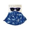 Set de gorro con gafas, tematica marina para 6-12 meses
